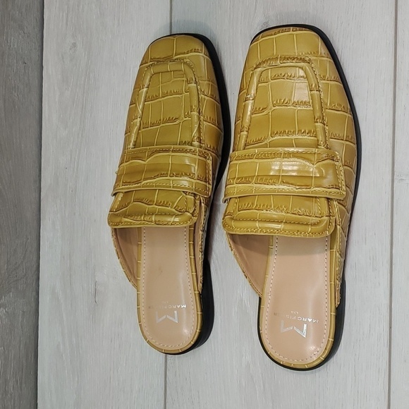 NEW Marc Fisher LTD Flyta Womens Loafer Slip on mules leather shoes sz 6.5 - Picture 3 of 12